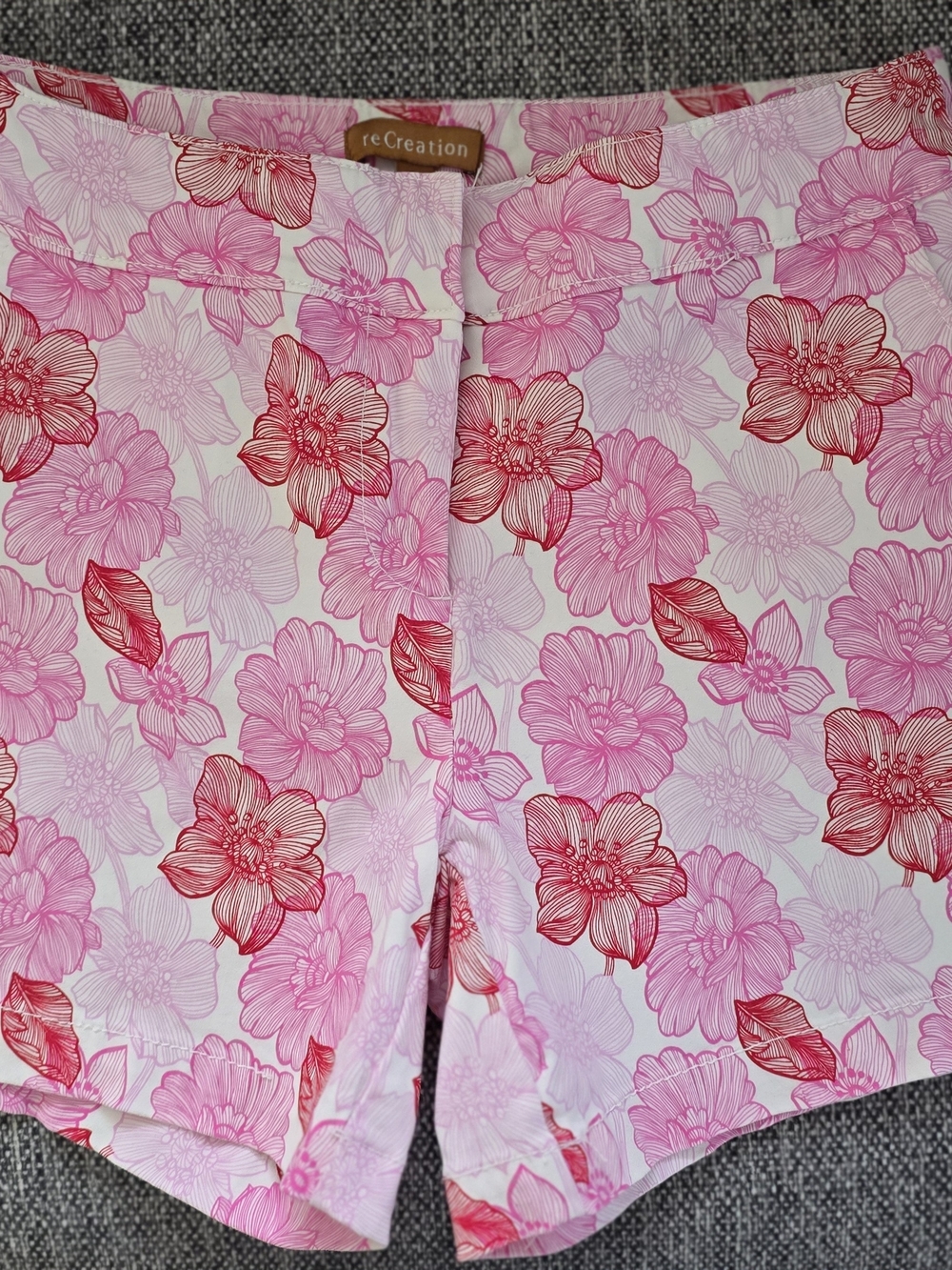 reCreation Pink Floral Bermuda Shorts